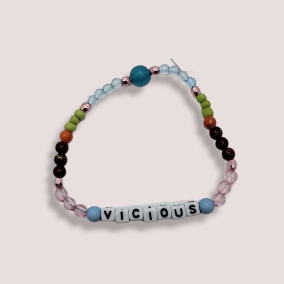 Lou Reed Vicious handmade Beaded Bracelet - Picture 1 of 2